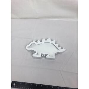 NEW STEGASAURUS CUTE WHITE DINOSAUR MIRROR HOME ROOM DECOR 9" x‎ 5" K & Qq
